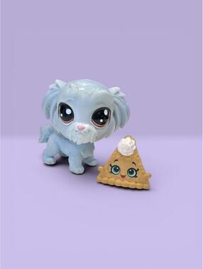 Littlest Pet Shop LPS Gruff Malteaser #1-111 with accessory